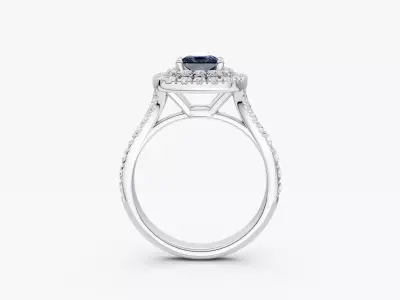 zjk r010 double halo ring 3D print model