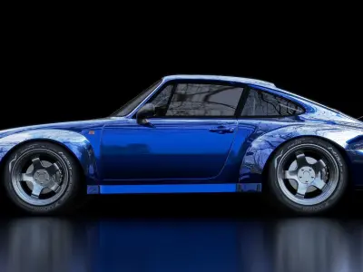 Porsche 911-964 GT 3D model
