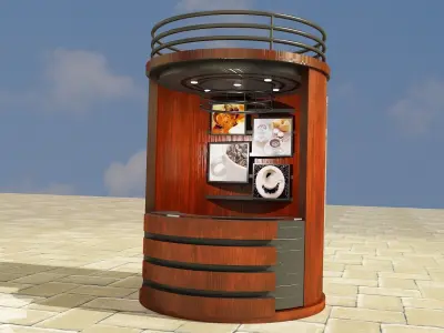 Booth Exhibition Stand a337 3D model