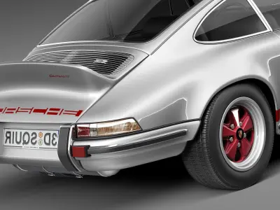 Porsche 911 Carrera RS 1973 3D model