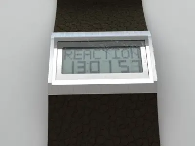 Digital Wrist Watch 3D model