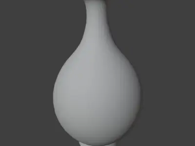 vase decor 2 Low-poly 3D model