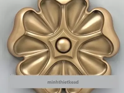 Decorative patterns  CNC machine output 3D model