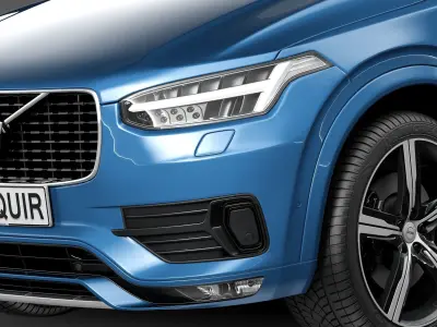 Volvo XC90 R-design 2015 3D model