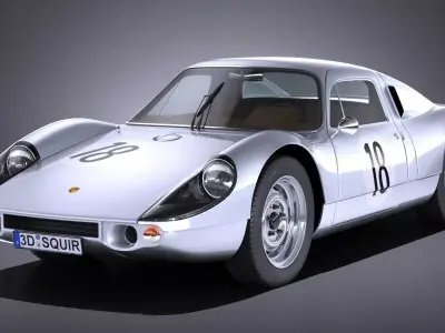 Porsche 904 Carrera GTS 1963-1965 3D model