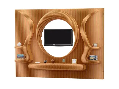 Parametric TV 3D model 06 3D model