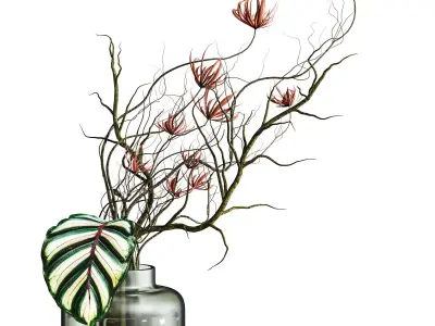 bouquet 3D model 6