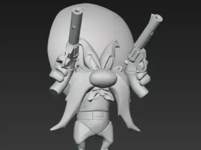 Yosemite Sam - Looney Tunes 3D print model