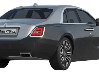 Ghost luxury sedan 3D model