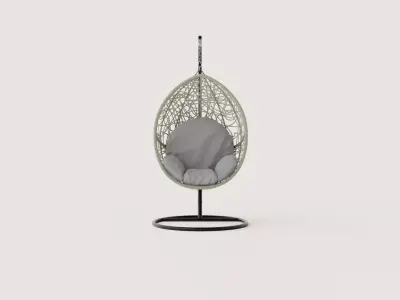 HANGING CHAIR BAHAMAS Low-poly 3D model