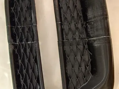 Lifan X60 front bumper grille 3D print model