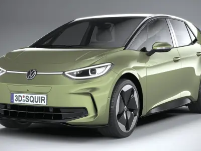 Volkswagen ID3 2024 3D model