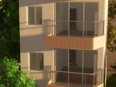 Departments Building 3D model