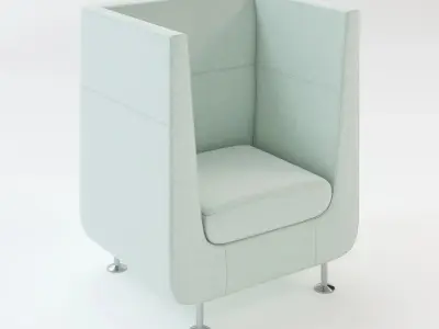 Hush Modular Seating 3D model