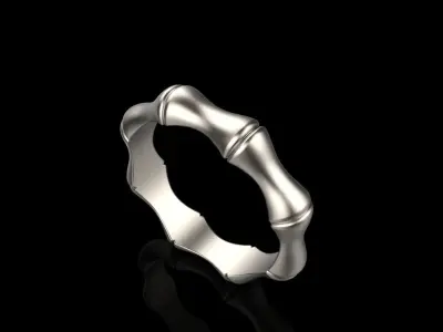 Bamboo ring model 848 3D print model