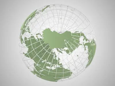 Globe News Skalton Turfe Green 3D model