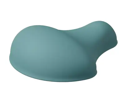 Plastic Sports Bicycle Saddle 3D model