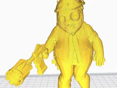 Plants vs Zombies - Engineer 3D print model