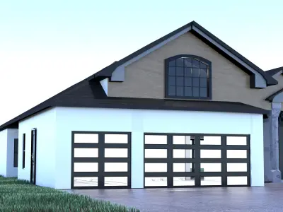 ModernGothic House 3D model