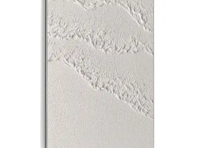 Plaster Two Photo Frame 455 Low-poly 3D model