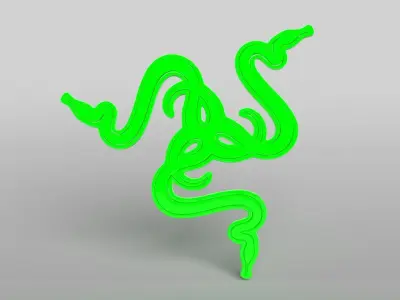 Razer Logo v3 003 Free low-poly 3D model
