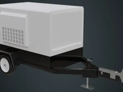 Generator 1A Low-poly 3D model