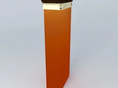 Art Deco Pillar Free 3D model