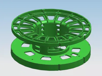 Plastic Bobbin Spool Wholesale 3D print model