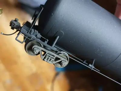 Train Car Trucks 3D print model