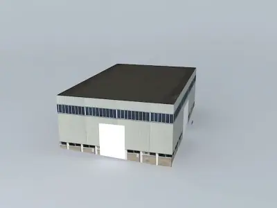 Huddersfield University Sports Centre Free 3D model