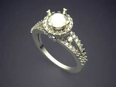 Luxury Ring Covered In Ornaments VJR56 1 3D print model
