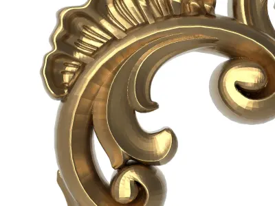 decorative pattern ready for 3D printing 3D model 9