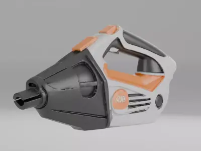 Handheld Electric Vacuum Cleaner 3D Model 3D model