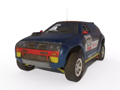Dakar car 3D model
