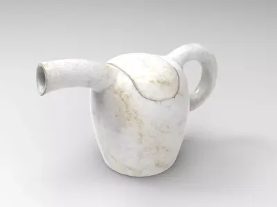 Bew Teapot Low-poly 3D model