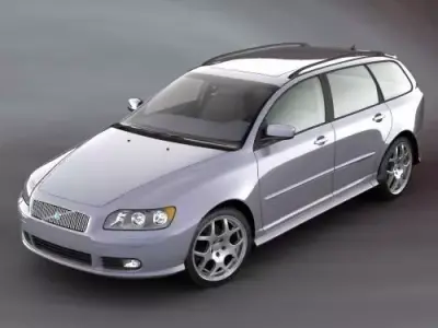 Volvo V50 2004 3D model