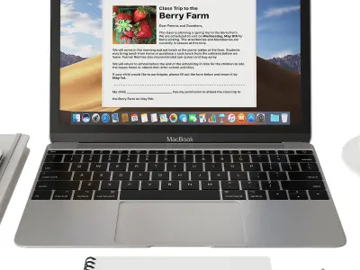 Workspace White  3D model