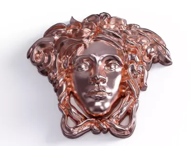 Medusa Pendant 7 Sizes STL for Jewelry Casting 3D print model