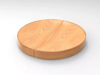 Cyu Split Bowl Low-poly 3D model