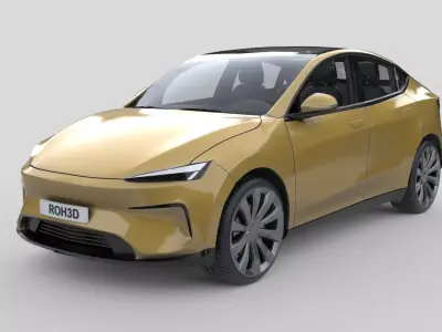 Generic Sleek Electric Crossover 3D model