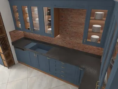 Kitchen Cupboard 3D model