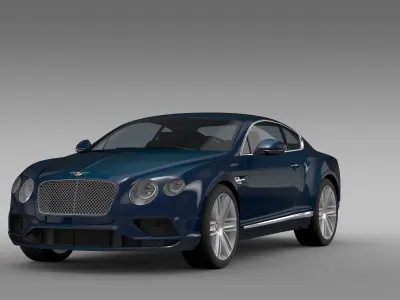 Bentley Continental GT V8 2017 3D model