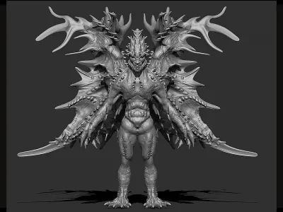 Full anatomy character model Free low-poly 3D model