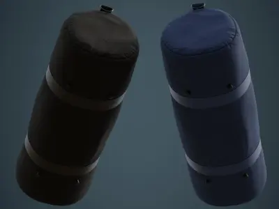 Gym Bag 1C Low-poly 3D model