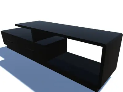 Curbstone under the TV 2 3D model