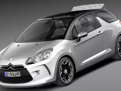 Citroen DS3 Cabrio 2013 3D model