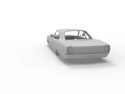 Plymouth road runner 1969 3D print model