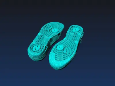 Nike Air Force 1 Pixel 3D print model