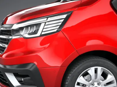 Renault Trafic Van L1H1 passenger 2021 3D model