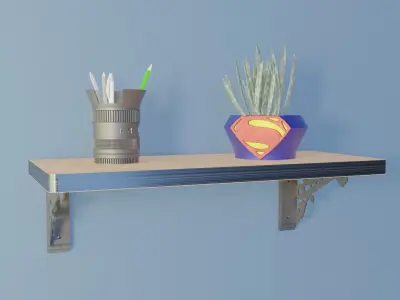 shelf bracket 12 FREE Free 3D print model